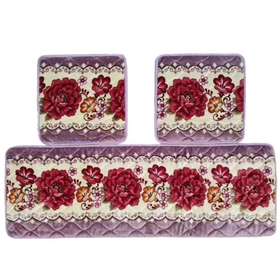 冬季沙发垫套装全套三件套老式实木长条春秋椅加厚防滑春秋椅座垫