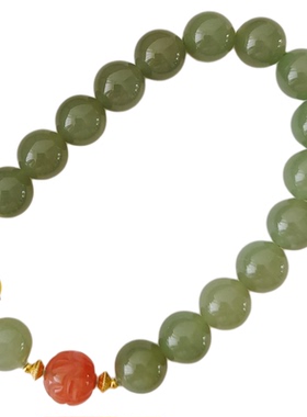 雅致·国风晴水和田玉手串