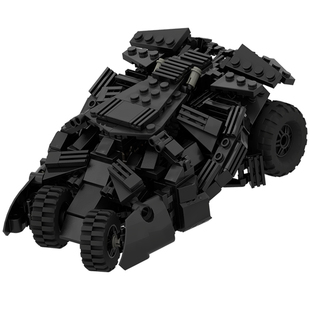 KooToys MOC 原创积木 黑暗骑士05版蝙蝠侠积木战车 Bat Tumbler