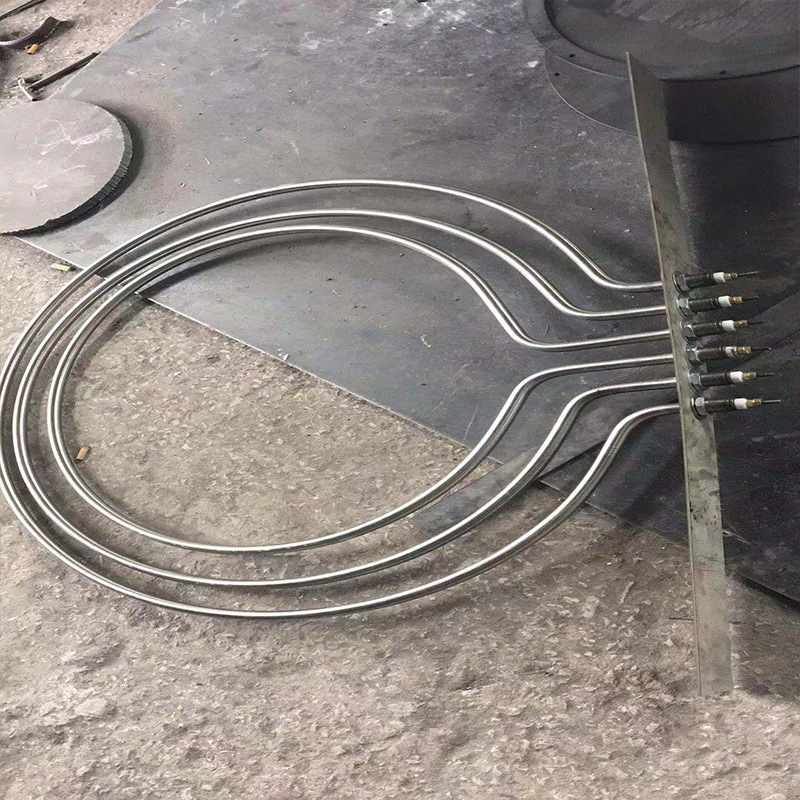 定制圆形不锈钢加热管厂家供应水槽水箱电热管锅炉圆形电加热管
