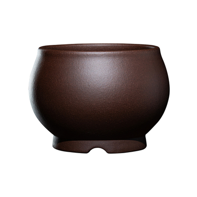 李记高档紫砂盆五道素精品新款定制高档紫砂圆盆