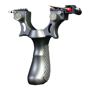 弹弓高精度激光大威力快压精准扁皮筋户外竞技强力弹工专用