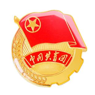 标准型2025团徽磁铁强磁吸正版青年学校学生用共青团大号团员胸针别针磁扣团旗蝴蝶扣徽章磁性盒装批发