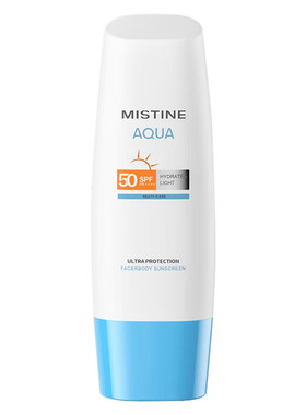 泰国小qmistine防晒霜spf50水乳