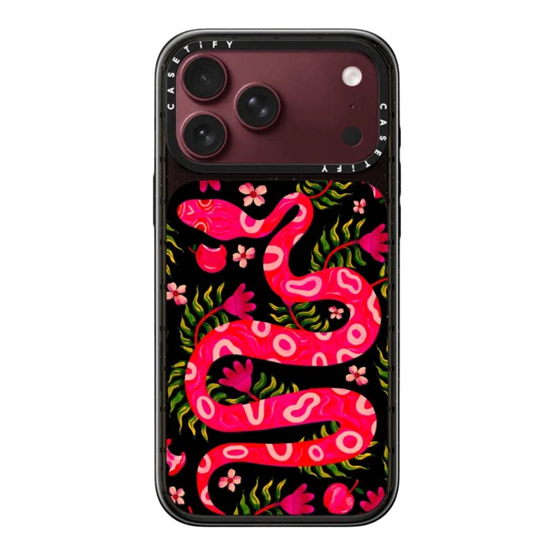 CASETiFY伊甸园红蛇适用苹果18pm