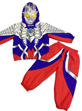 秋装胸灯发光2024新款奥特曼衣服