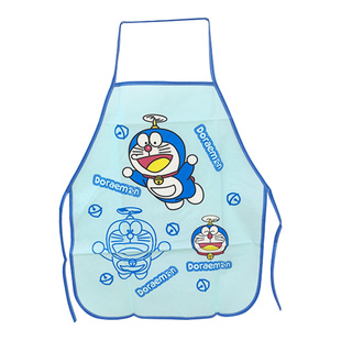 儿童画画罩衣夏天薄款透气围兜绘画围裙防水小学生美术生无袖专用