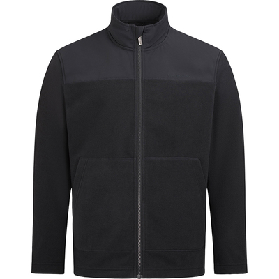 暇步士拼接摇粒绒立领卫衣外套