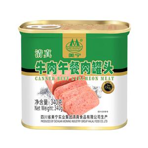 美宁清真牛肉午餐肉罐头
