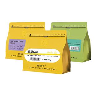 野鸽子埃塞俄比亚soe组合装意式美式手冲咖啡豆阿拉比卡新鲜烘焙