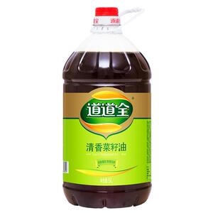 道道全清香菜籽油5L桶装非转基因物理压榨食用油家用桶装