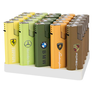 正品批发防风打火机金属耐用耐烧充气定制高端高颜值家用2025新款