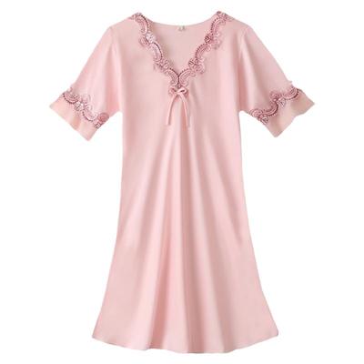 夏季性感家居服带胸垫睡裙