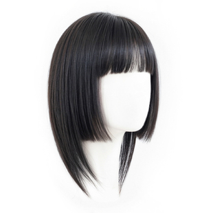 公主切刘海假发女片头顶补发蓬松增发量自然前额无痕齐刘海假发片