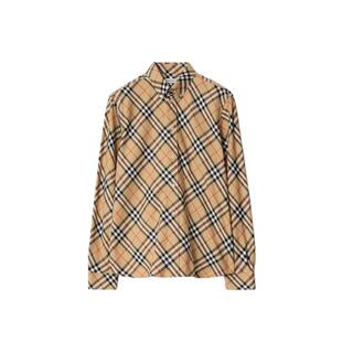 【限定礼盒】BURBERRY 男装格纹棉质衬衫+女装棉质衬衫式连衣裙