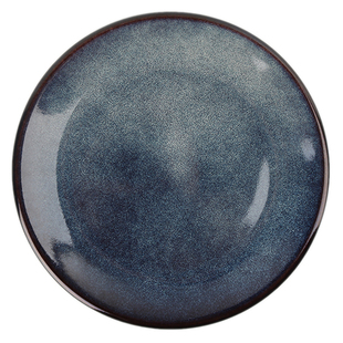 创意渐变色陶瓷盘 家用8英寸沙拉盘复古西餐牛排盘圆盘子餐具瑕疵