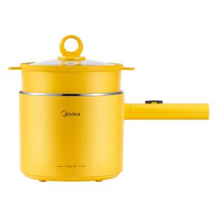 美的电煮锅家用迷你1.2升小型电火锅宿舍600W小功率泡面锅XZE1604