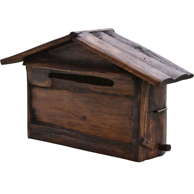 泰国泰太东南亚实木头信箱别墅田园挂墙复古室外创意家用防雨意见
