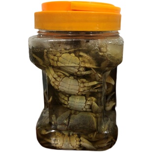 宁波风味即食螃蟹生腌海蟹活腌醉蟹白玉蟹胖子海味包邮醉蟛蜞900g