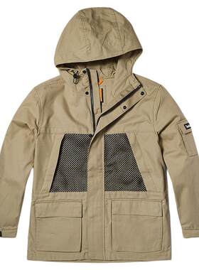 Timberland添柏岚运动户外男款防泼水防风夹克连帽休闲外套A6PZH