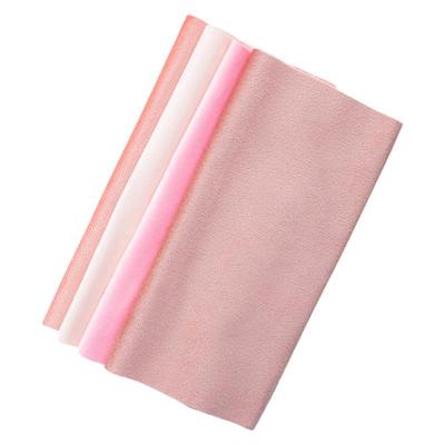 粉色系柔软细腻丝绒婚庆背景布