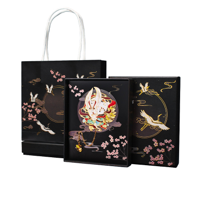 2024年礼品纸关风月金属书签