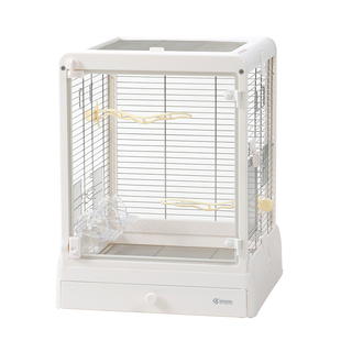 达洋直营 全景不锈钢玻璃鸟笼家用豪华鹦鹉笼虎皮牡丹文鸟B4002