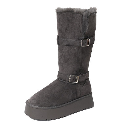 增高加绒加厚高筒东北大棉鞋子