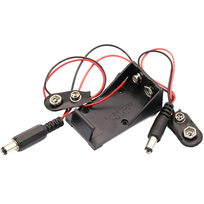 9V电池座扣子接口接头9V蓄电池盒