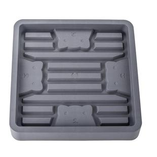 芊之岛可移动花盆托盘静音万向轮方形塑料带滚轮盆栽绿植透气底座