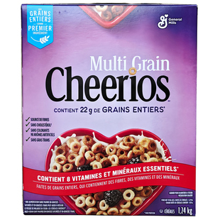 多谷物营养早餐麦片全谷物麦圈牛奶冲泡即食CHEERIOS MULTI GRAIN