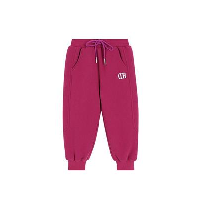 女童2022秋冬季新款夹棉休闲裤