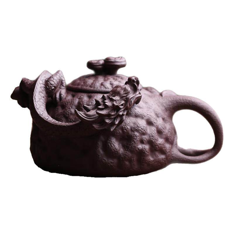 紫砂龙供春壶刘凤俊泡茶壶石瓢壶