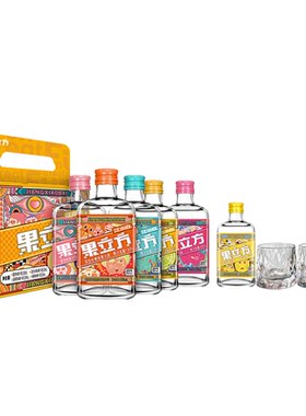 江小白果立方果酒168ml*5瓶多口味微醺低度酒甜酒果酒果汁酒