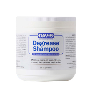 美国DAVIS 戴维斯去油膏宠物狗狗猫咪油尾巴黑下巴浴液香波沐浴露