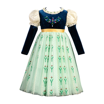 【品牌】女童anna安娜公主裙春秋