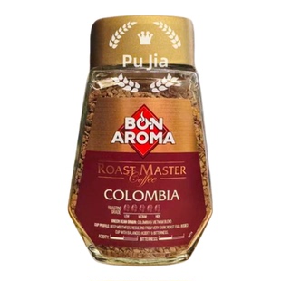 越南进口BonAroma珀龙美速溶冻干咖啡冰美式意式黑咖啡粉90g 瓶装