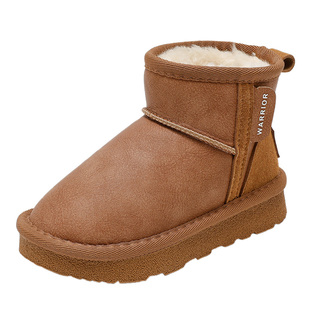 回力童鞋女童加绒大棉鞋2025冬季新款儿童保暖雪地靴男童冬鞋棉靴