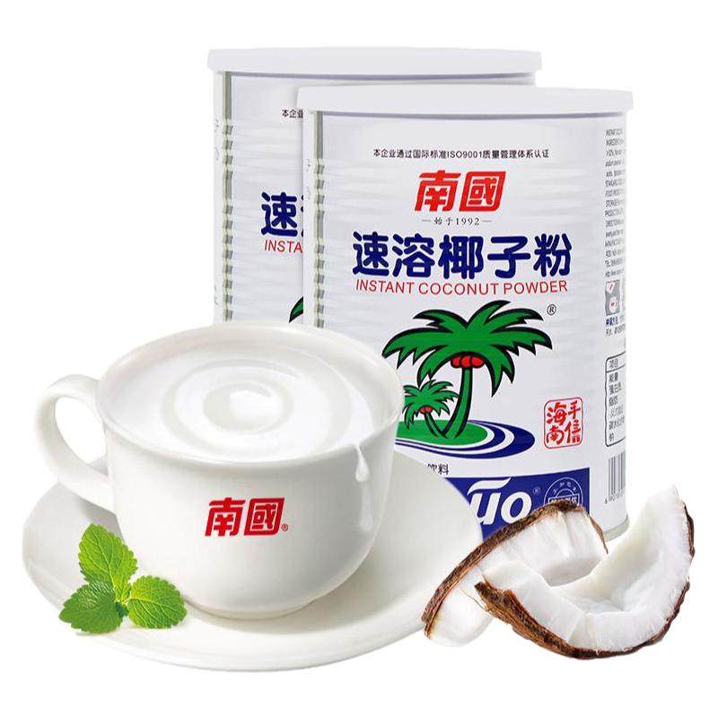南国食品海南特产速溶椰子粉450g椰子原浆冲泡早餐醇香椰子粉营养