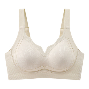 浪莎无痕内衣女士小胸聚拢显大提拉收副乳防下垂无钢圈美背文胸KU