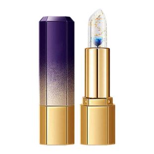 花瓣果冻变色口红不沾杯不掉色持久温变润唇膏女滋润保湿