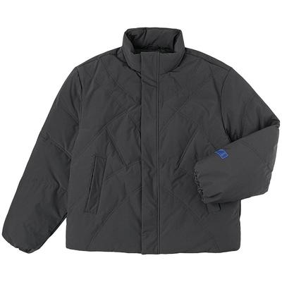 Lee商场同款25秋冬新品舒适版立领绗缝设计深灰色男羽绒服保暖潮