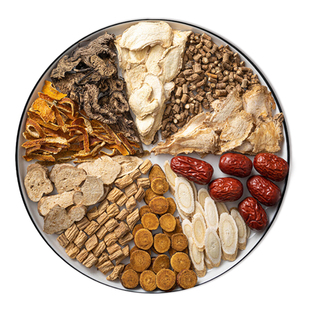 补中益气汤中药饮片黄芪党参白术甘草当归陈皮升麻北柴胡大枣脾虚