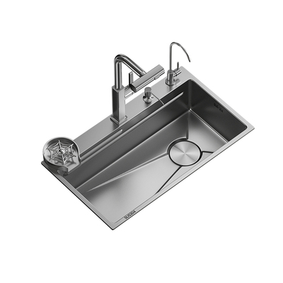 5MM加厚304不锈钢水槽家用洗菜盆