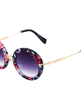 太阳镜女防紫外线复古太子镜时尚