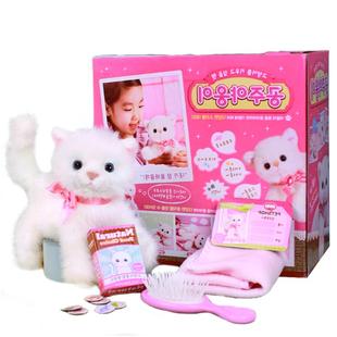 mimiworld公主小猫咪仿真会叫毛绒玩偶女孩过家家玩具新年礼物