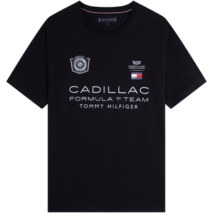 【凯迪拉克F1®联名车迷系列】Tommy26春夏男纯棉赛车印花短袖T恤
