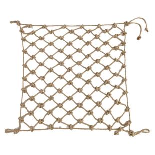 麻绳网吊顶棚装饰网墙面挂照片网隔断绳网格攀爬网防护围栏网