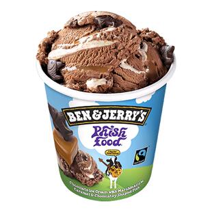 benjerry冰激淋薄荷巧克力布朗尼本杰瑞大桶冰淇淋