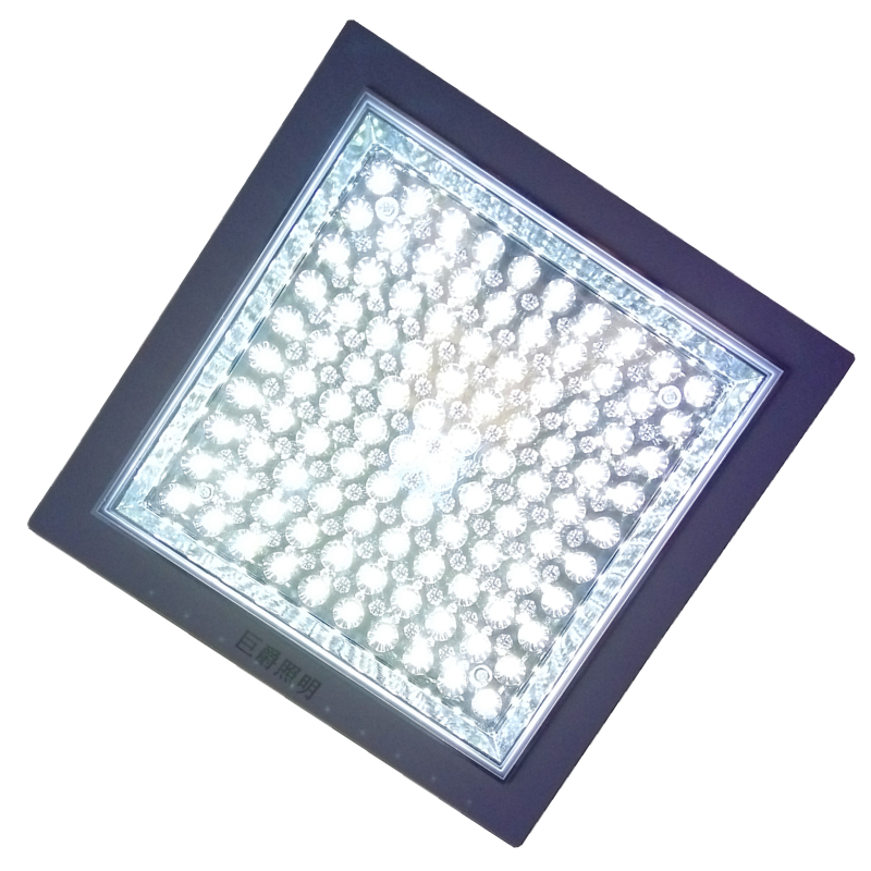 巨爵照明LED方形廚衛(wèi)燈6W嵌入式暗裝明裝玻璃面板燈洗手間廁所燈